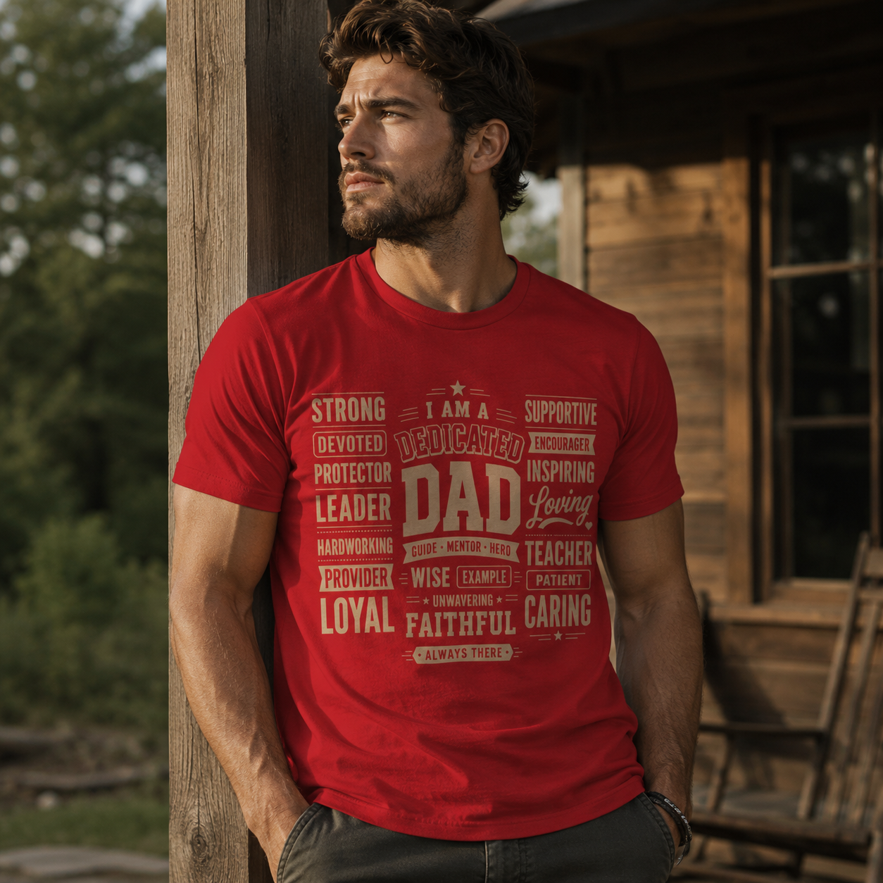 Dedicated Dad Tee — I Am More Than a Title