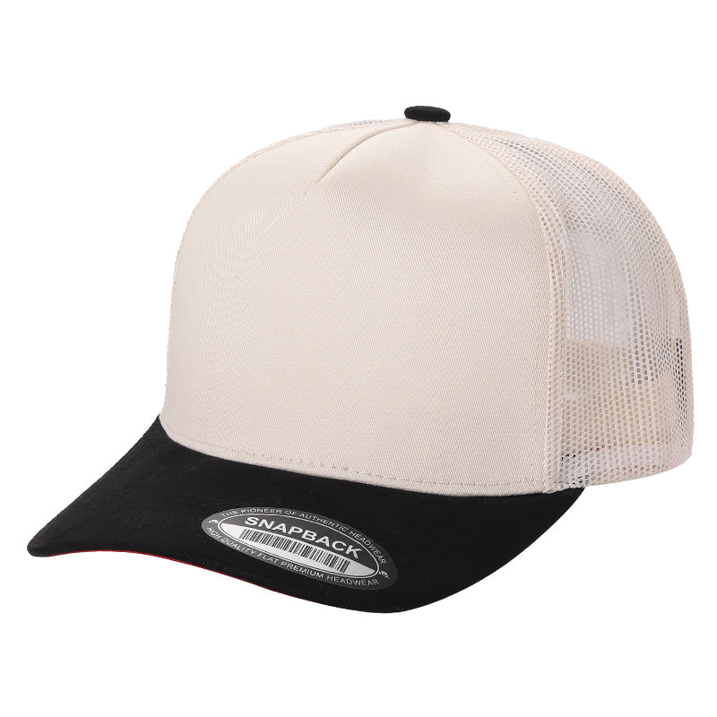 5panel Twillcrown Mesh Back Suede Bill Blank Caps Tcms | Burzip Inc