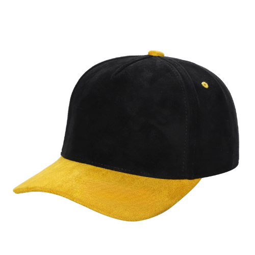 5SUEDE-5Panel Whole Suede Fabric Snapback ballcap-$6.50
