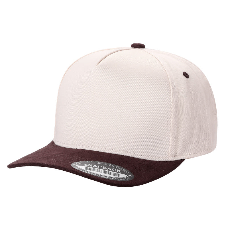 5panel Twill Head Suede Bill Blank Caps Tcs | Burzip Inc