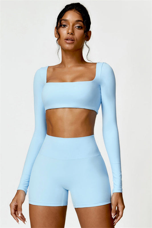 Olivia Crop Top Shorts 2-Piece Set