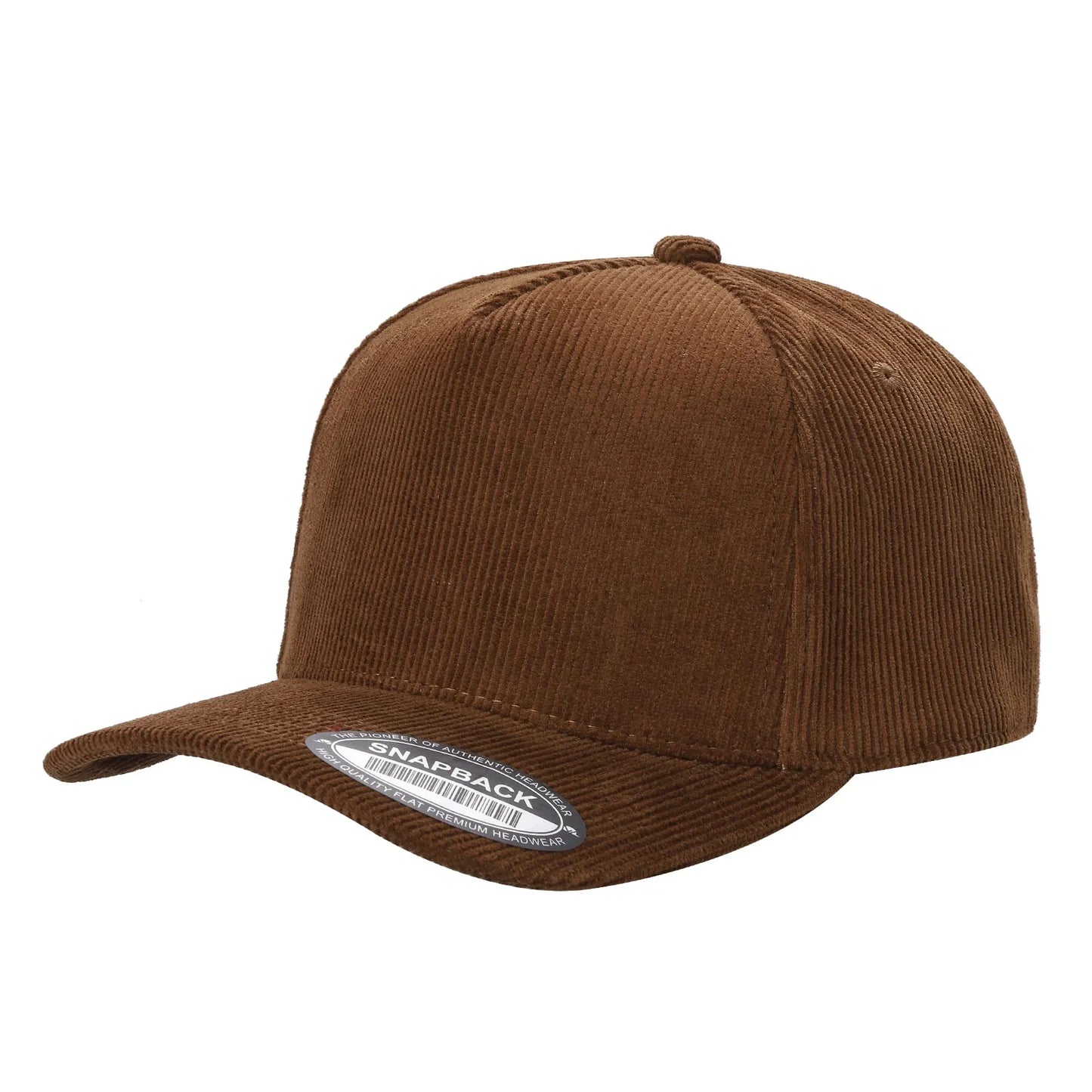 5panel Corduroy Fabric Solid Color Snapback Blank Caps 5fc | Burzip Inc