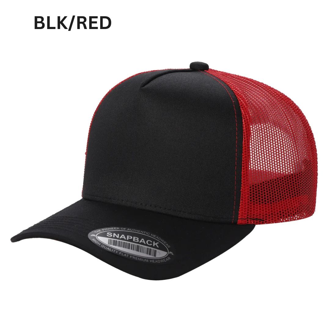 5panel Twill Crown Tracker Mesh Snapback 2tone 5trtm | Burzip Inc