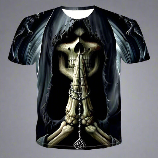 Mens Skull 3D t-shirts
