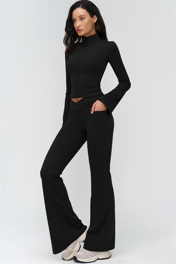 The BoldFit Jacket Flared Leggings 2-Piece Set