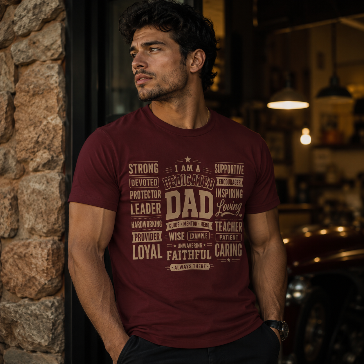 Dedicated Dad Tee — I Am More Than a Title