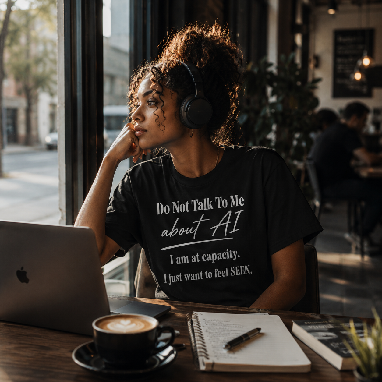At Capacity. I Just Want To Feel SEEN. Tee