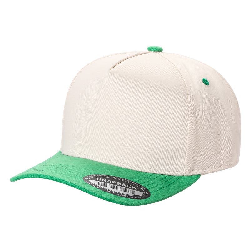 5panel Twill Head Suede Bill Blank Caps Tcs | Burzip Inc