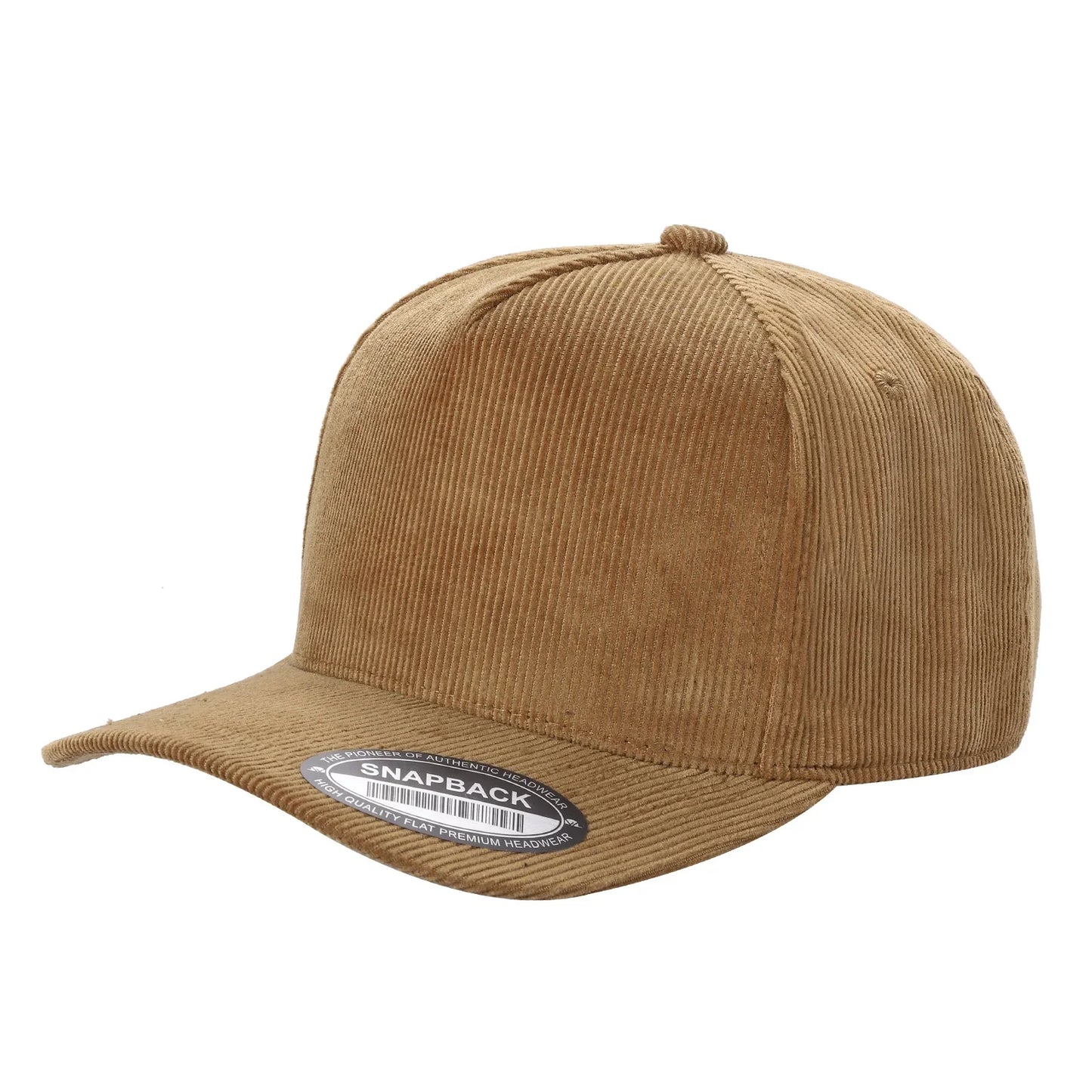 5panel Corduroy Fabric Solid Color Snapback Blank Caps 5fc | Burzip Inc