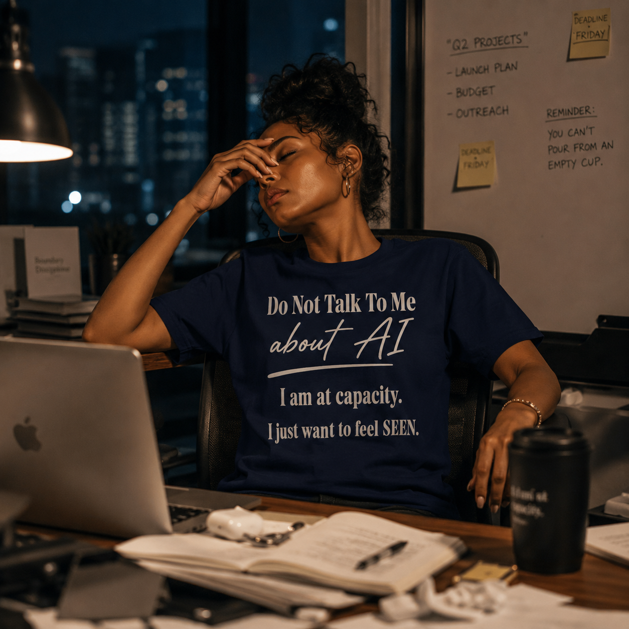 At Capacity. I Just Want To Feel SEEN. Tee