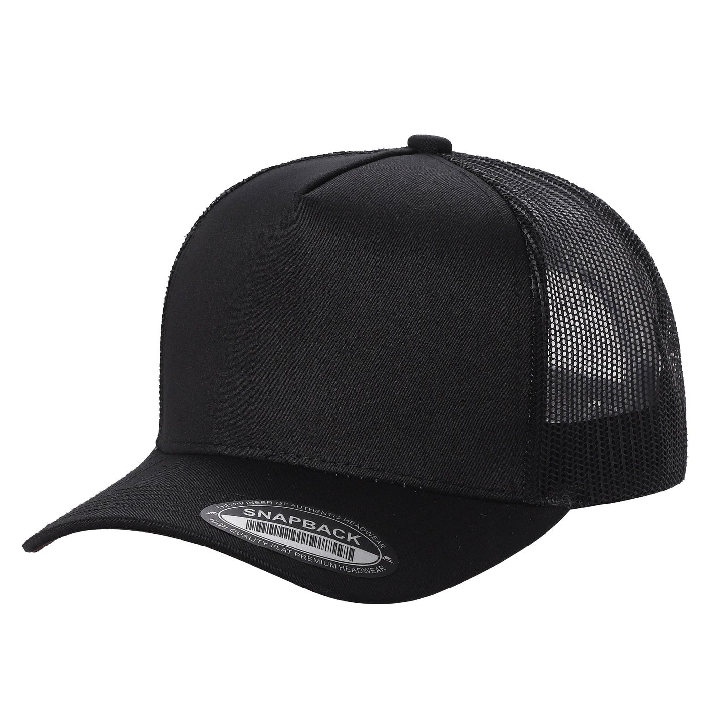 5panel Twill Crown Tracker Mesh Snapback Solid 5trtm | Burzip Inc