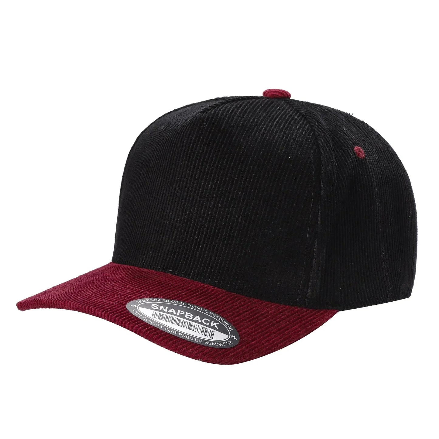 5panel Twill Head Corduroy Bill Blank Baseball Cap TCFC2 | Burzip Inc #TCFC