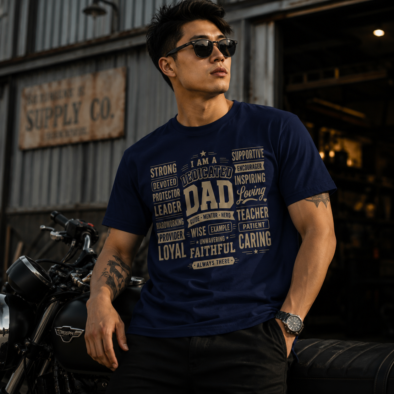 Dedicated Dad Tee — I Am More Than a Title