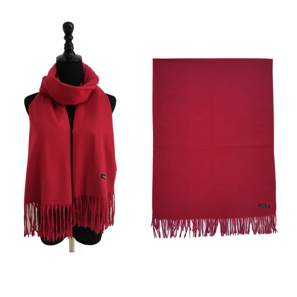 Cashmere Feel Plain Scarves 4670