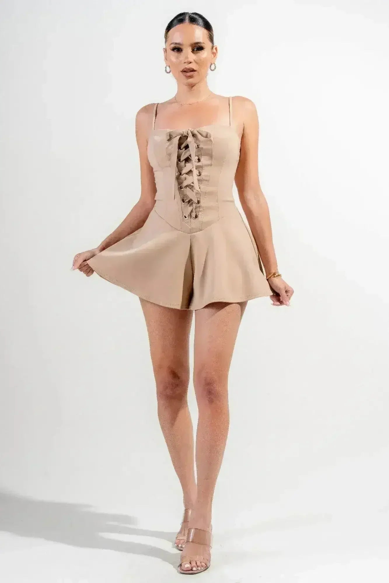 Stretch Woven Jumpsuit