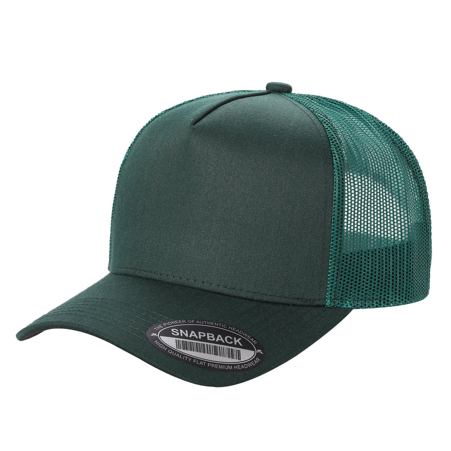 5panel Twill Crown Tracker Mesh Snapback Solid 5trtm | Burzip Inc