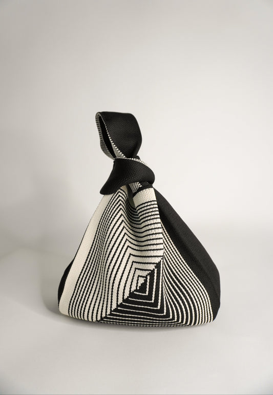 Labyrinth Black Handbag