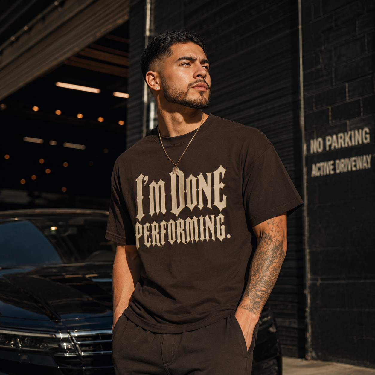 I'm Done Performing Tee — SEEN Movement