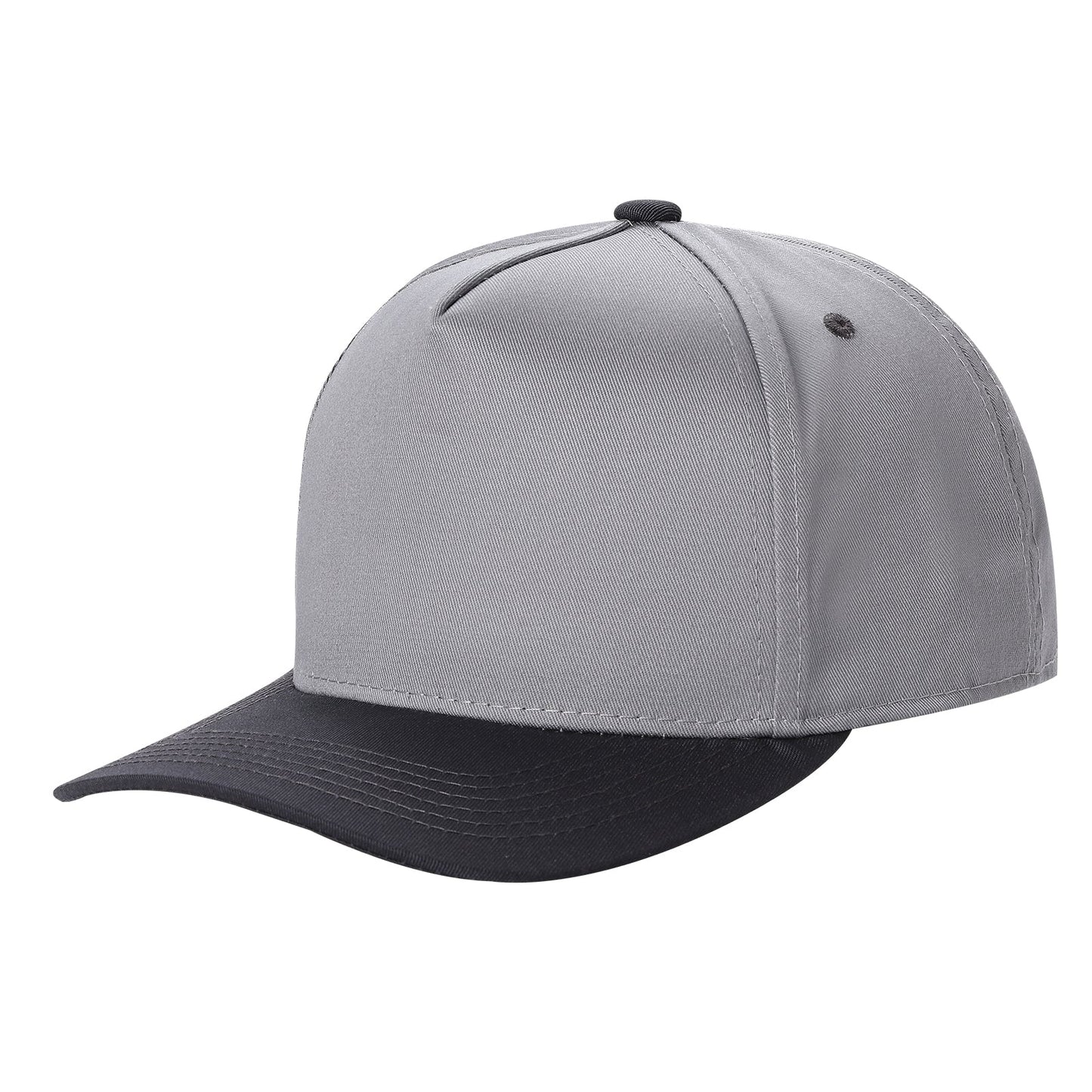 TCBLK-5 Panel Black Color Snapback Baseball Cap