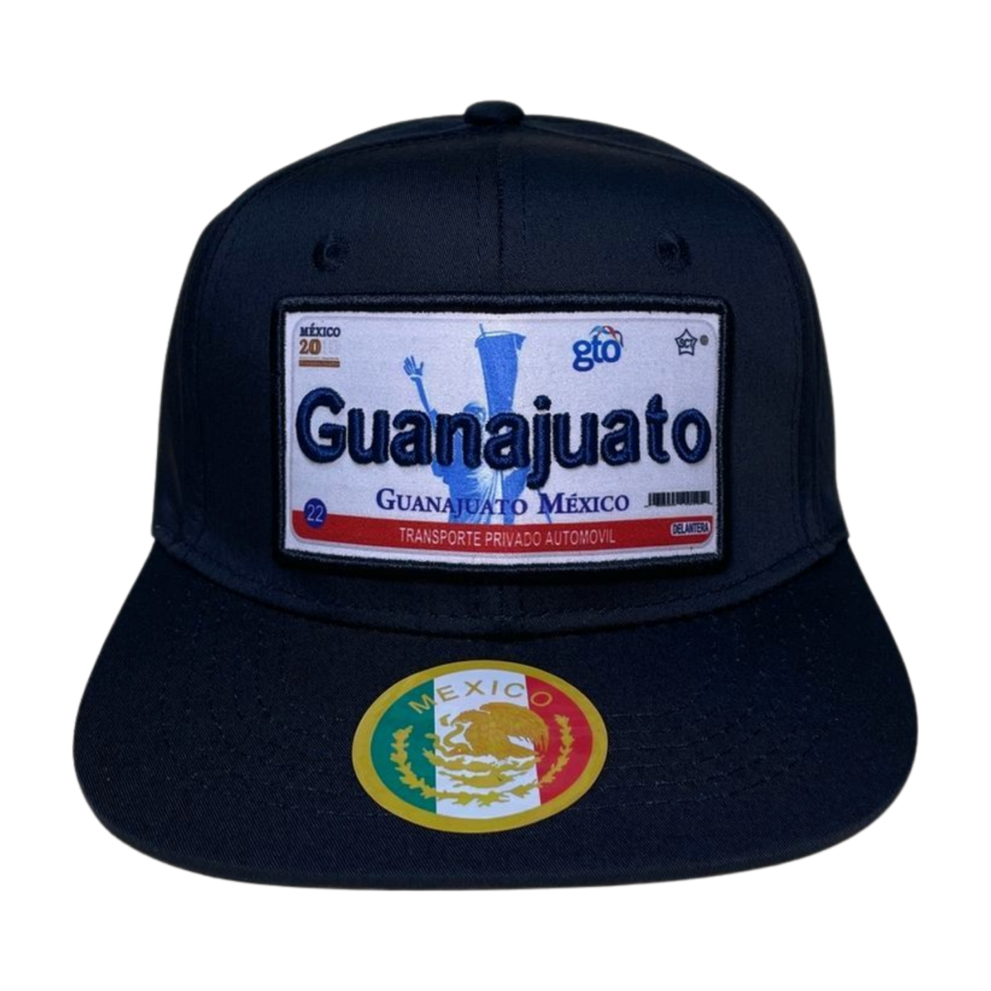HTF-MX CITY-PK6-BLK SNAPBACK WITH PATCH, EMBROIDERY (6PCS/PACK)