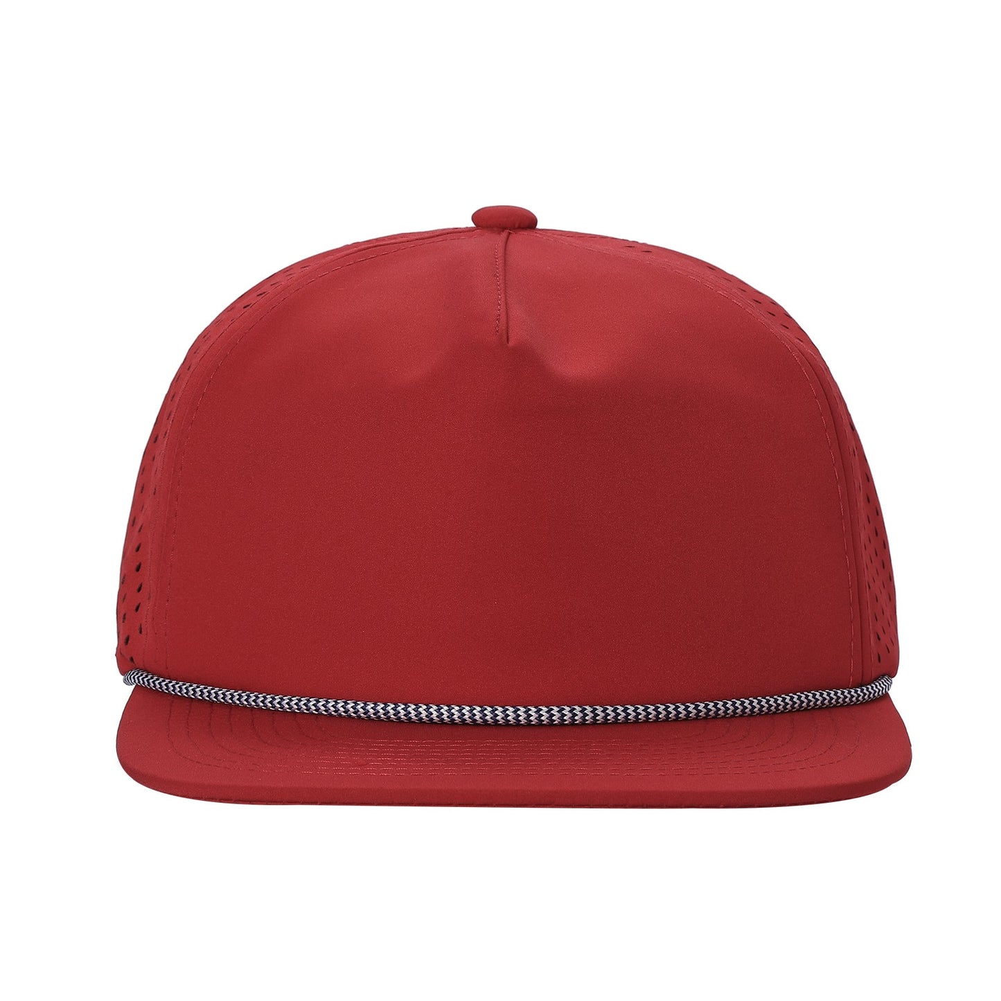 5panel Unstructured Crown W/ Laser Back W/ Rope Flatbill Water Proof Fabric 5wpr | Burzip Inc