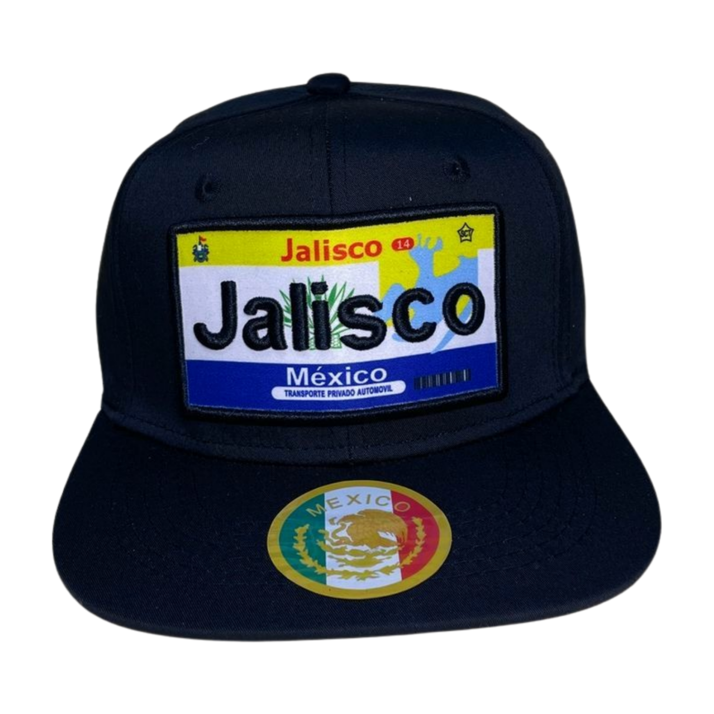 HTF-MX CITY-PK6-BLK SNAPBACK WITH PATCH, EMBROIDERY (6PCS/PACK)