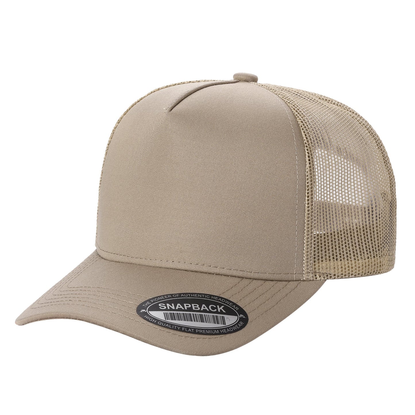5panel Twill Crown Tracker Mesh Snapback Solid 5trtm | Burzip Inc