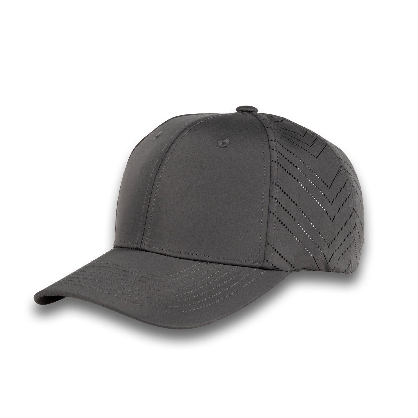 Wholesale 6 Panel Laser Performance Cap Buckle Back Hat 6laser | Burzip Inc