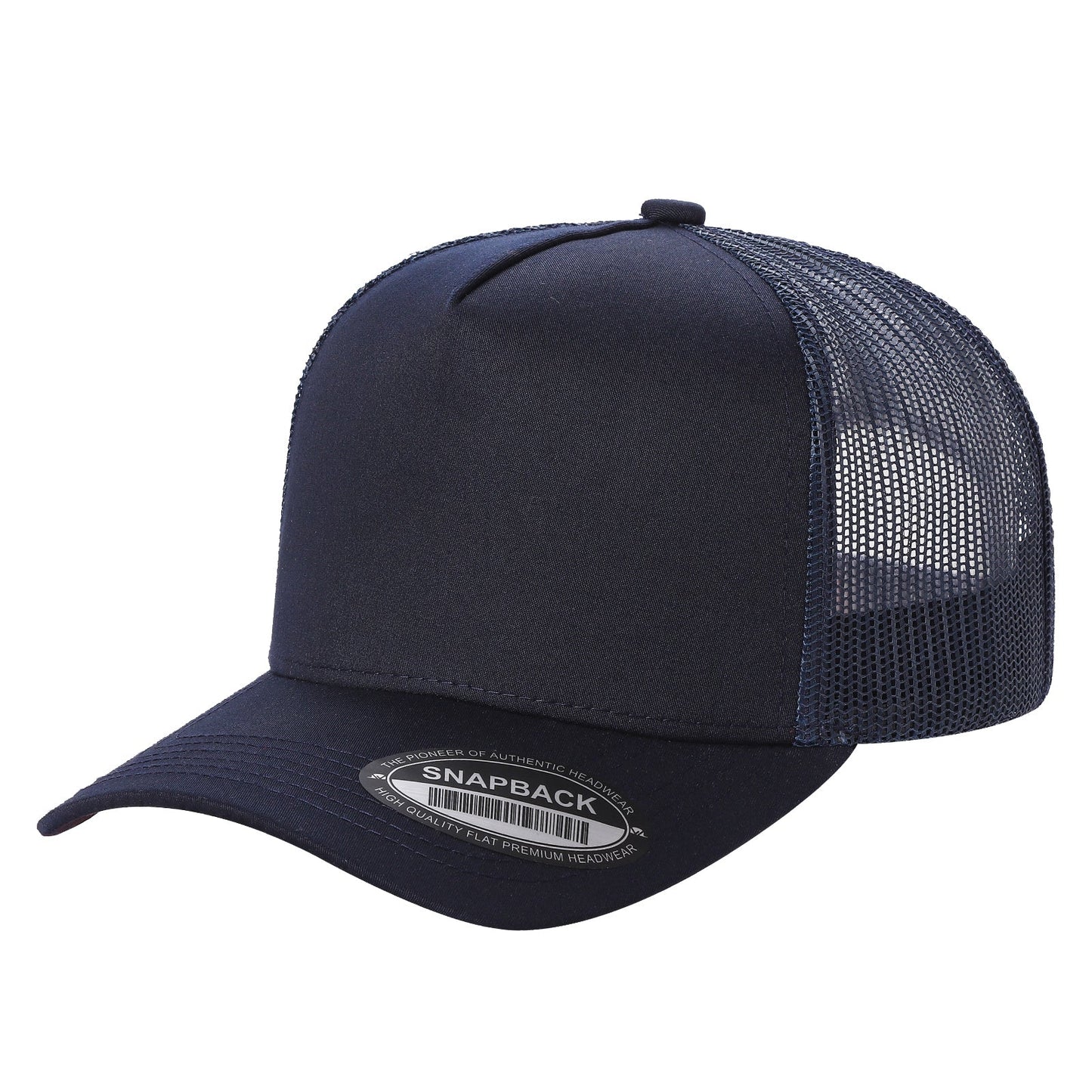 5panel Twill Crown Tracker Mesh Snapback Solid 5trtm | Burzip Inc