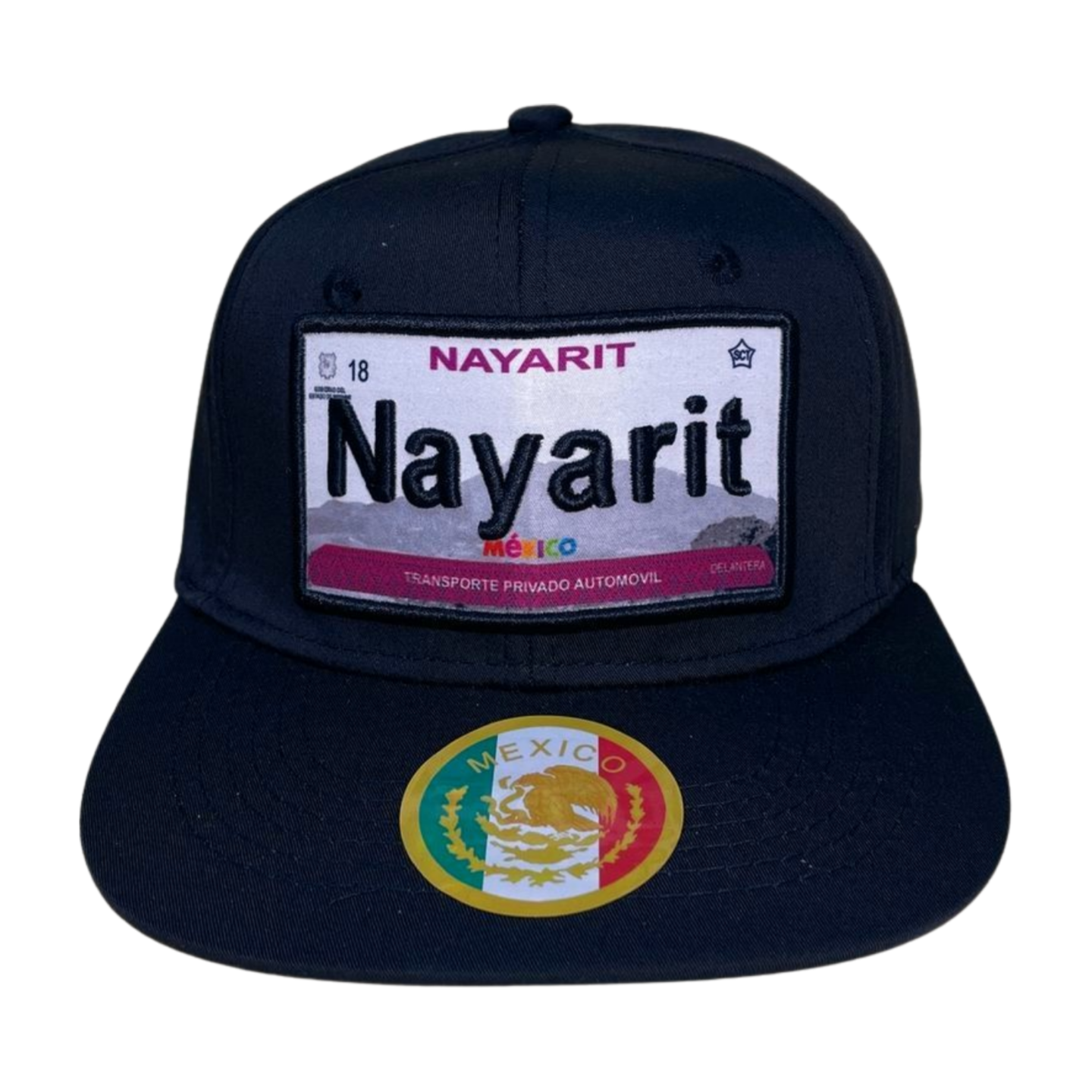 HTF-MX CITY-PK6-BLK SNAPBACK WITH PATCH, EMBROIDERY (6PCS/PACK)