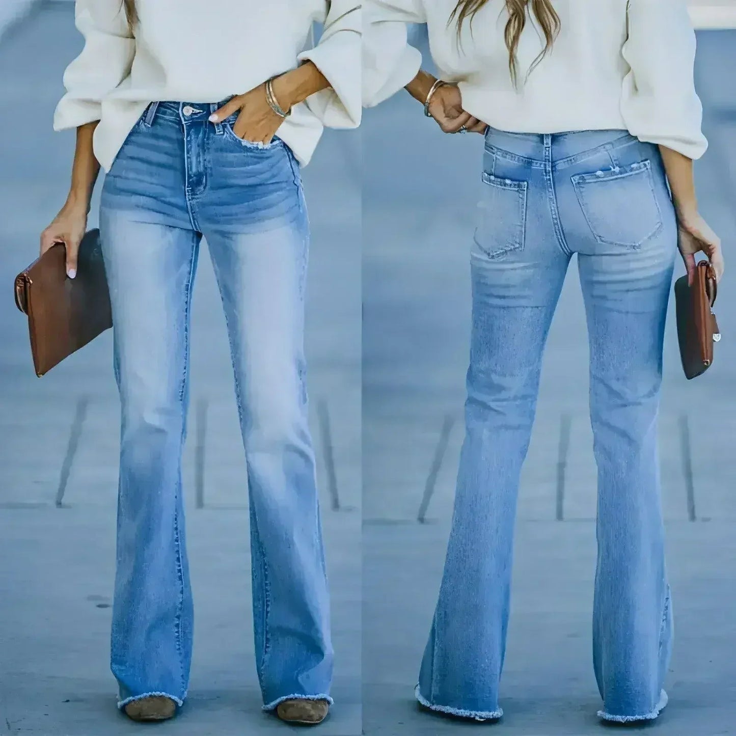 UrbanFade™ Slim-fit Washed Denim