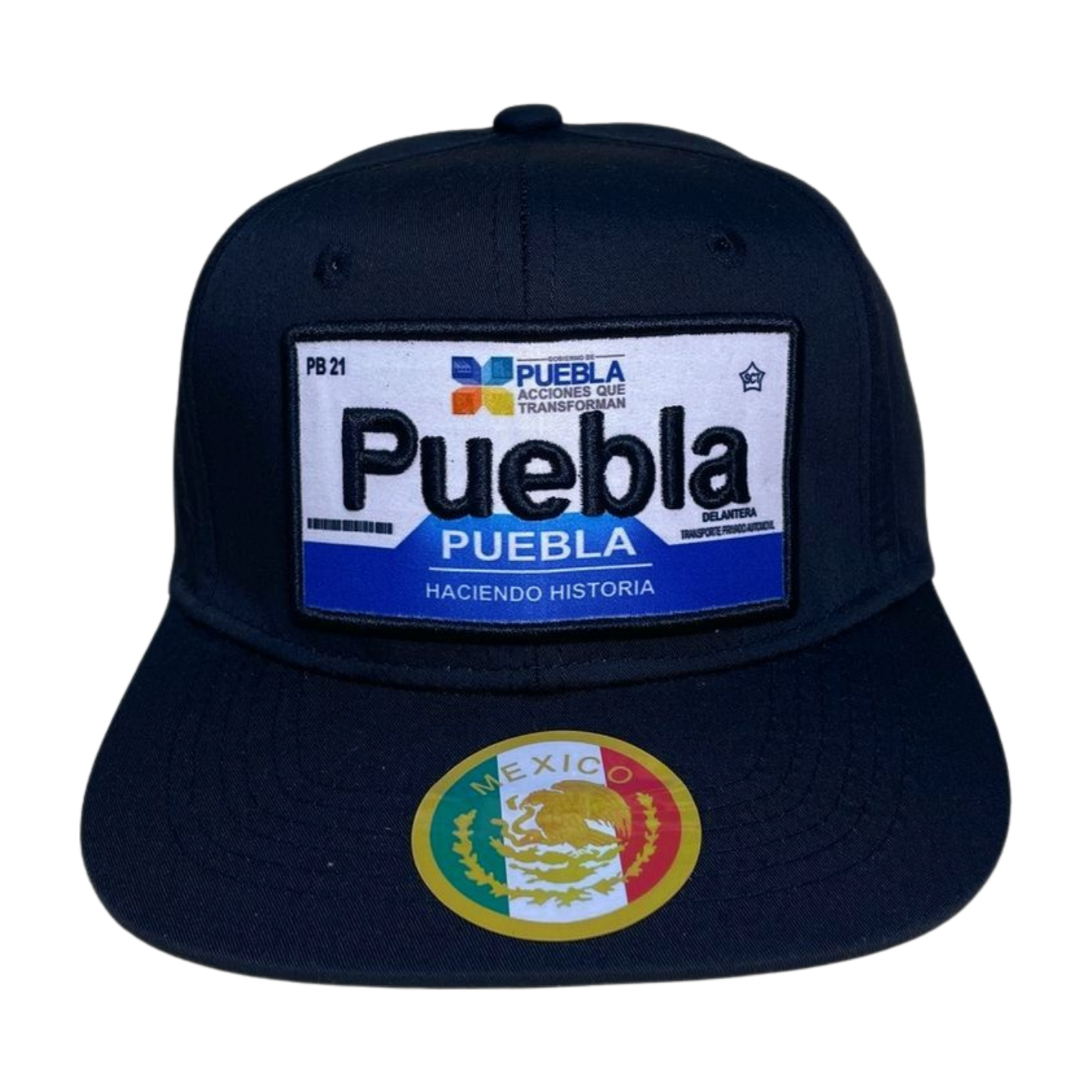 HTF-MX CITY-PK6-BLK SNAPBACK WITH PATCH, EMBROIDERY (6PCS/PACK)