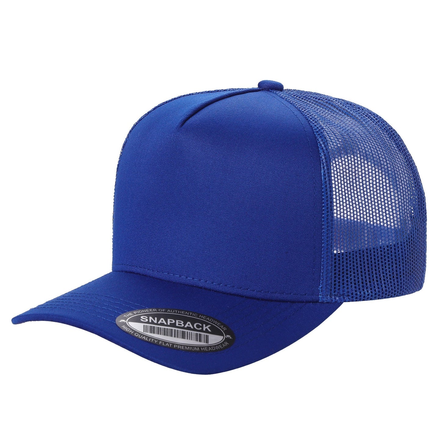 5panel Twill Crown Tracker Mesh Snapback Solid 5trtm | Burzip Inc