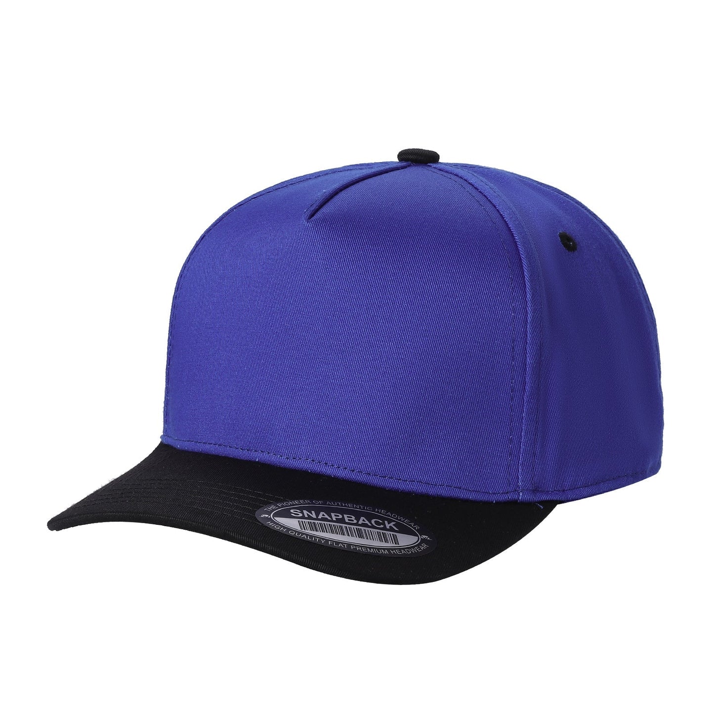 TCBLK-5 Panel Black Color Snapback Baseball Cap