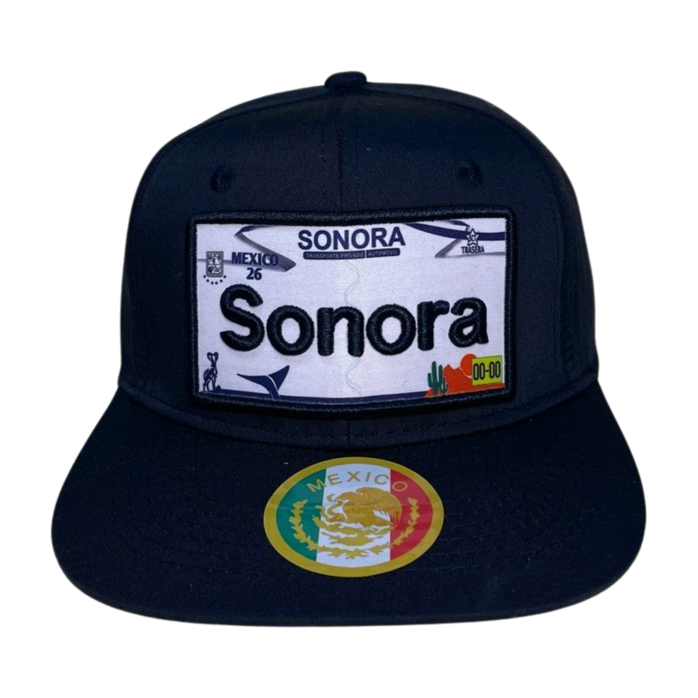HTF-MX CITY-PK6-BLK SNAPBACK WITH PATCH, EMBROIDERY (6PCS/PACK)