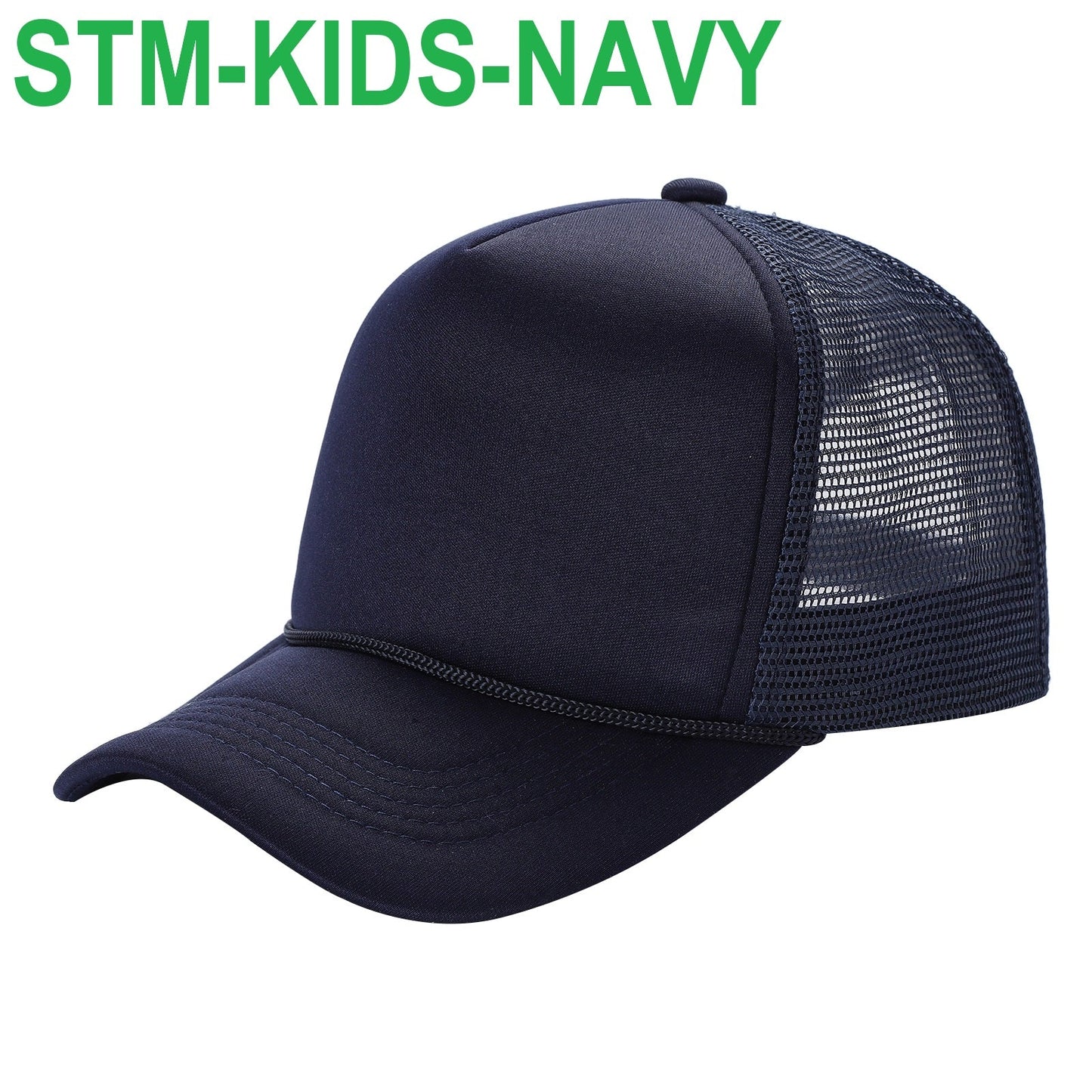 Sponge Foam Trucker Mesh for Kids 5panel Stmk | Burzip Inc #STMKIDS