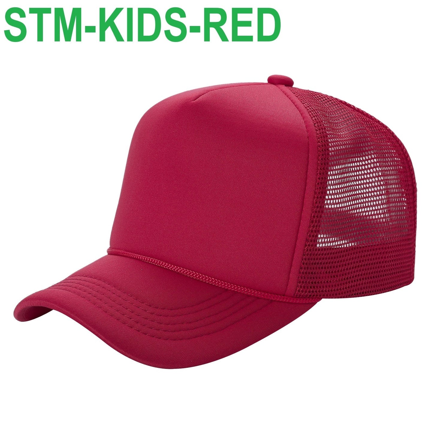 Sponge Foam Trucker Mesh for Kids 5panel Stmk | Burzip Inc #STMKIDS