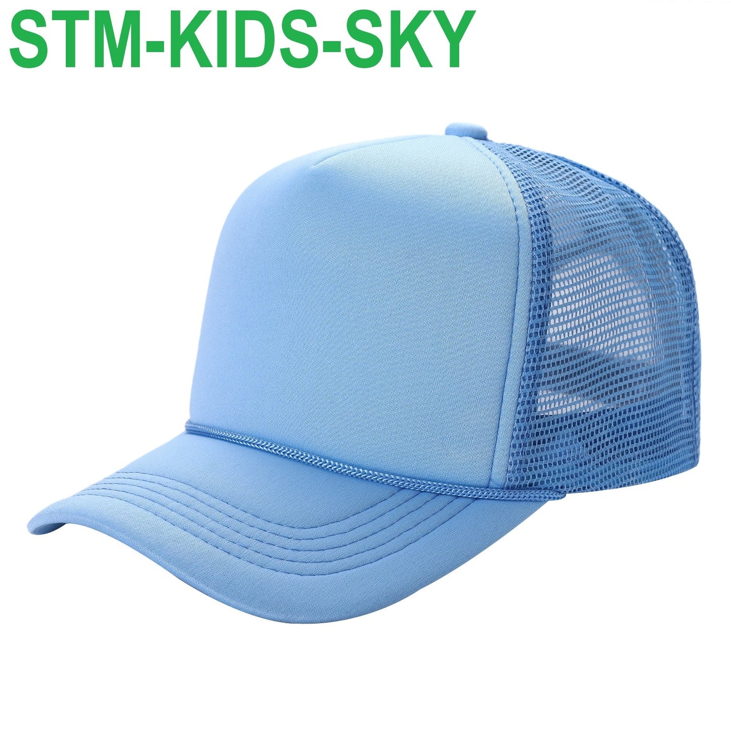 Sponge Foam Trucker Mesh for Kids 5panel Stmk | Burzip Inc #STMKIDS