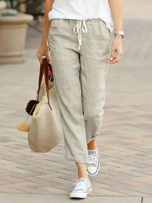 Cotton Y2K Wide Leg Pants – High Waist Streetwear Baggy Trousers
