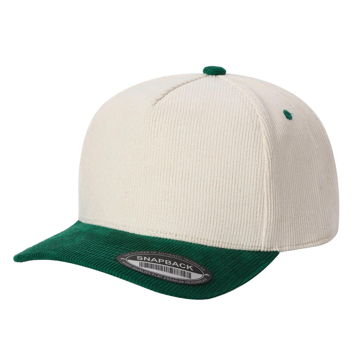 5panel Twill Head Corduroy Bill Blank Baseball Cap TCFC2 | Burzip Inc #TCFC
