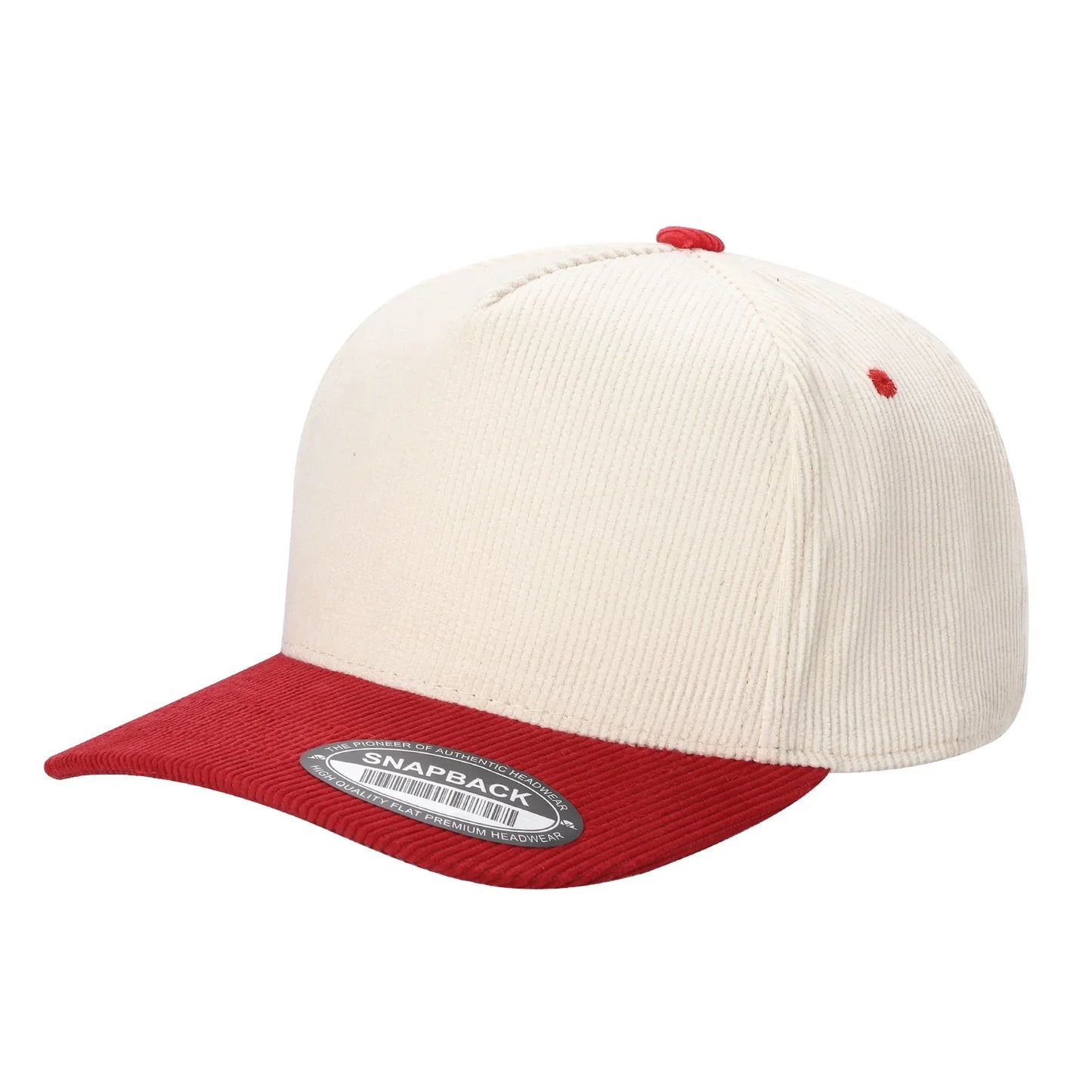 5panel Twill Head Corduroy Bill Blank Baseball Cap TCFC2 | Burzip Inc #TCFC