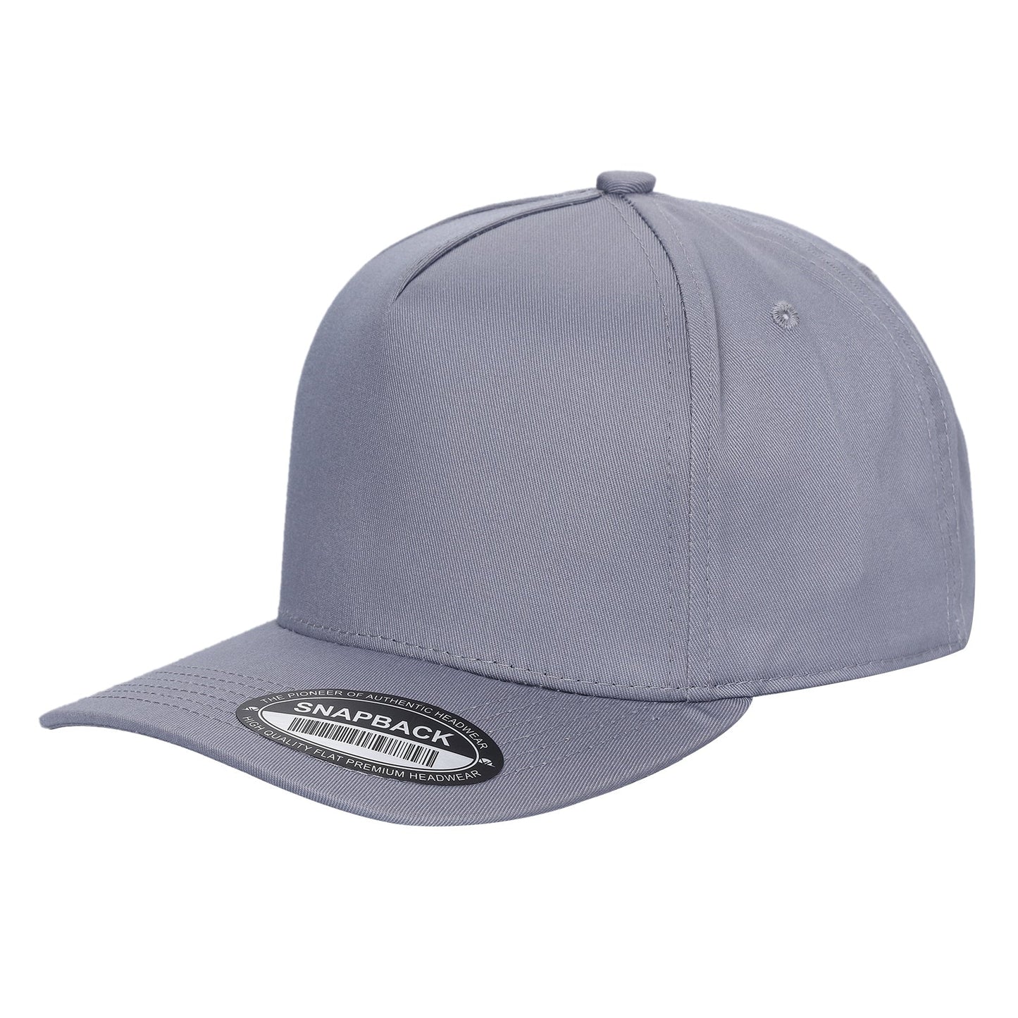 TCBLK-5 Panel Black Color Snapback Baseball Cap