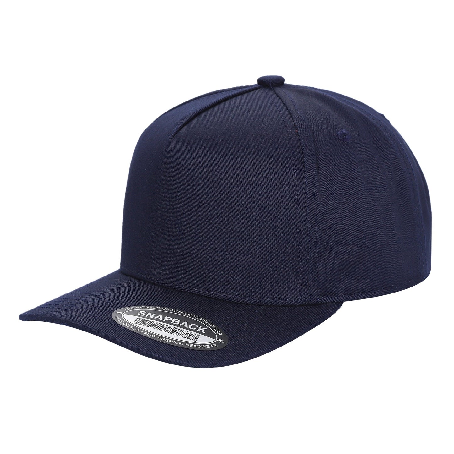 TCBLK-5 Panel Black Color Snapback Baseball Cap