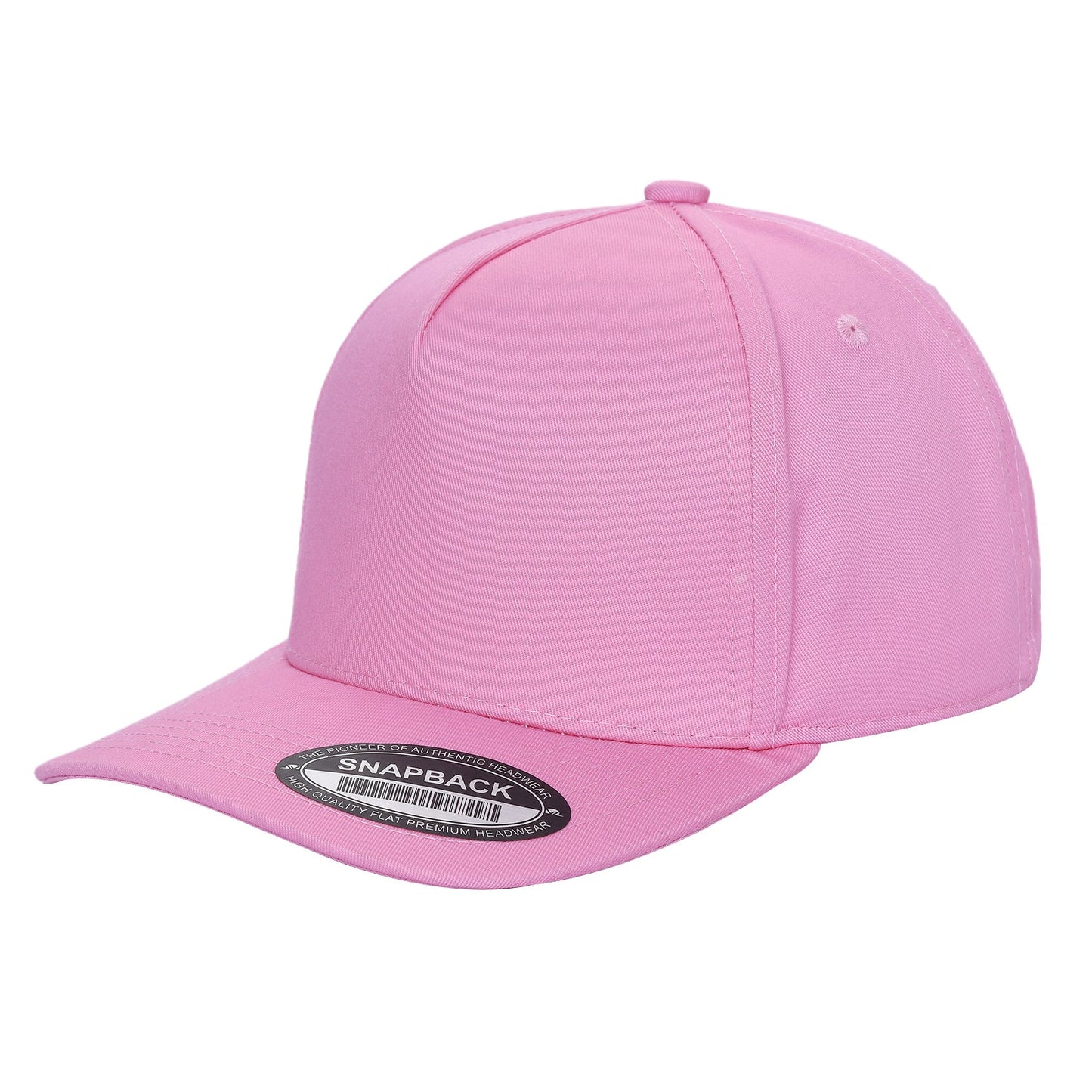 TCBLK-5 Panel Black Color Snapback Baseball Cap