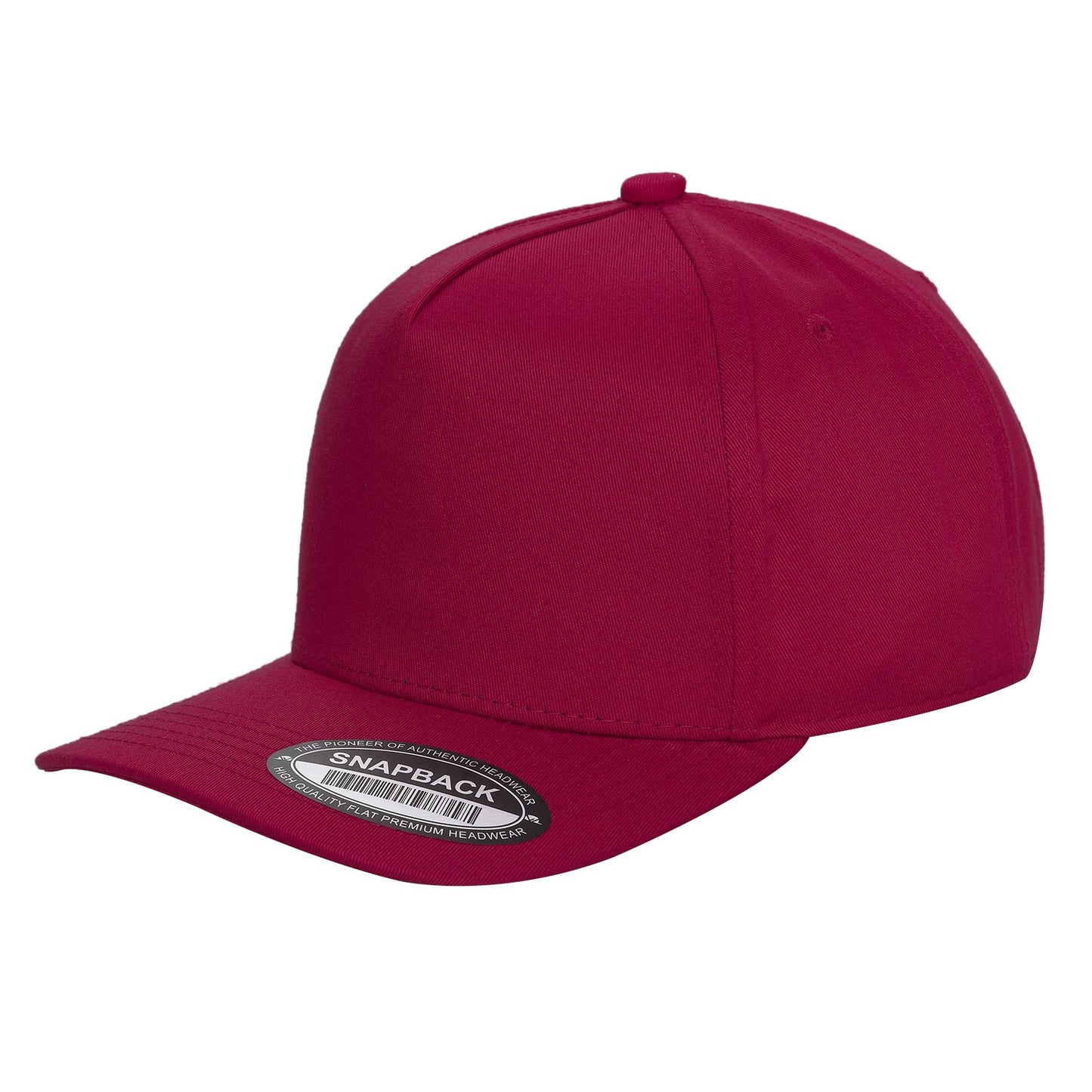 TCBLK-5 Panel Black Color Snapback Baseball Cap
