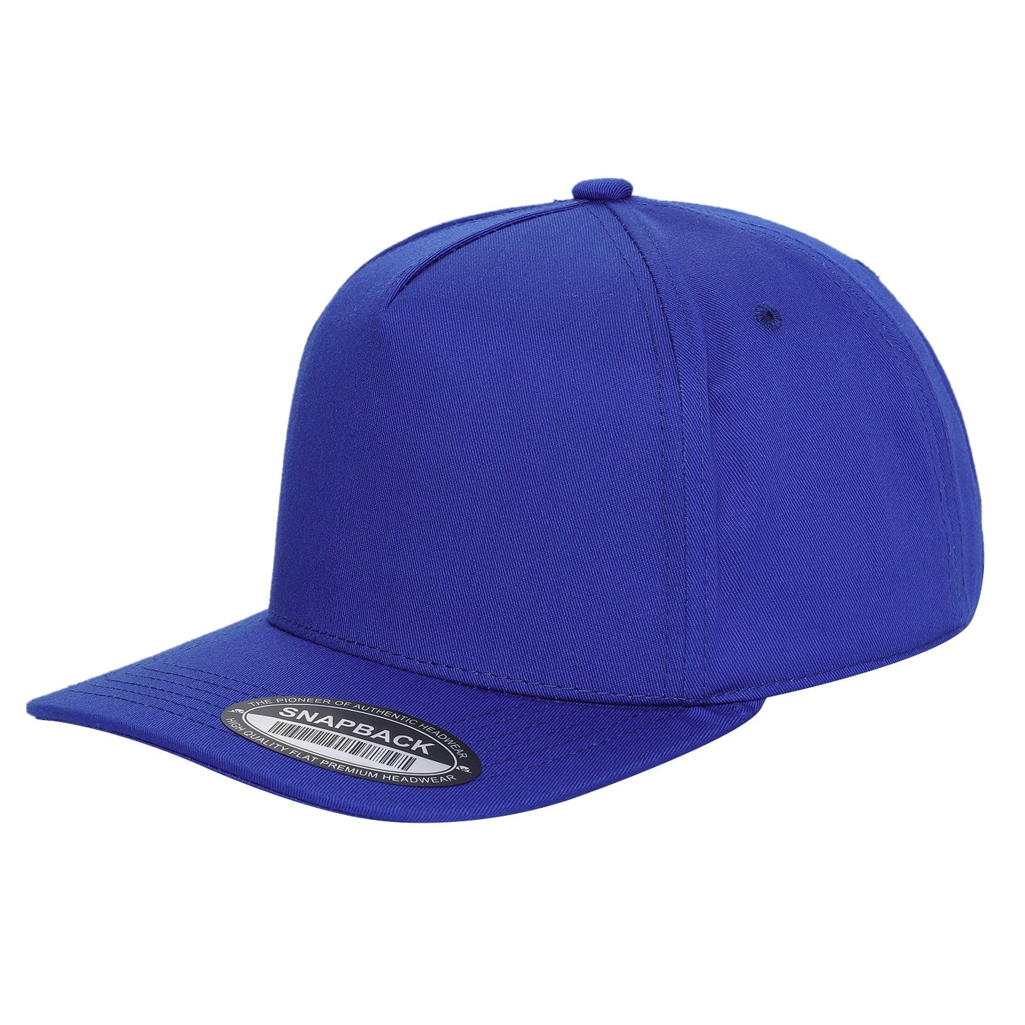 5Panel Solid Color Snapback Baseball Cap tcsol