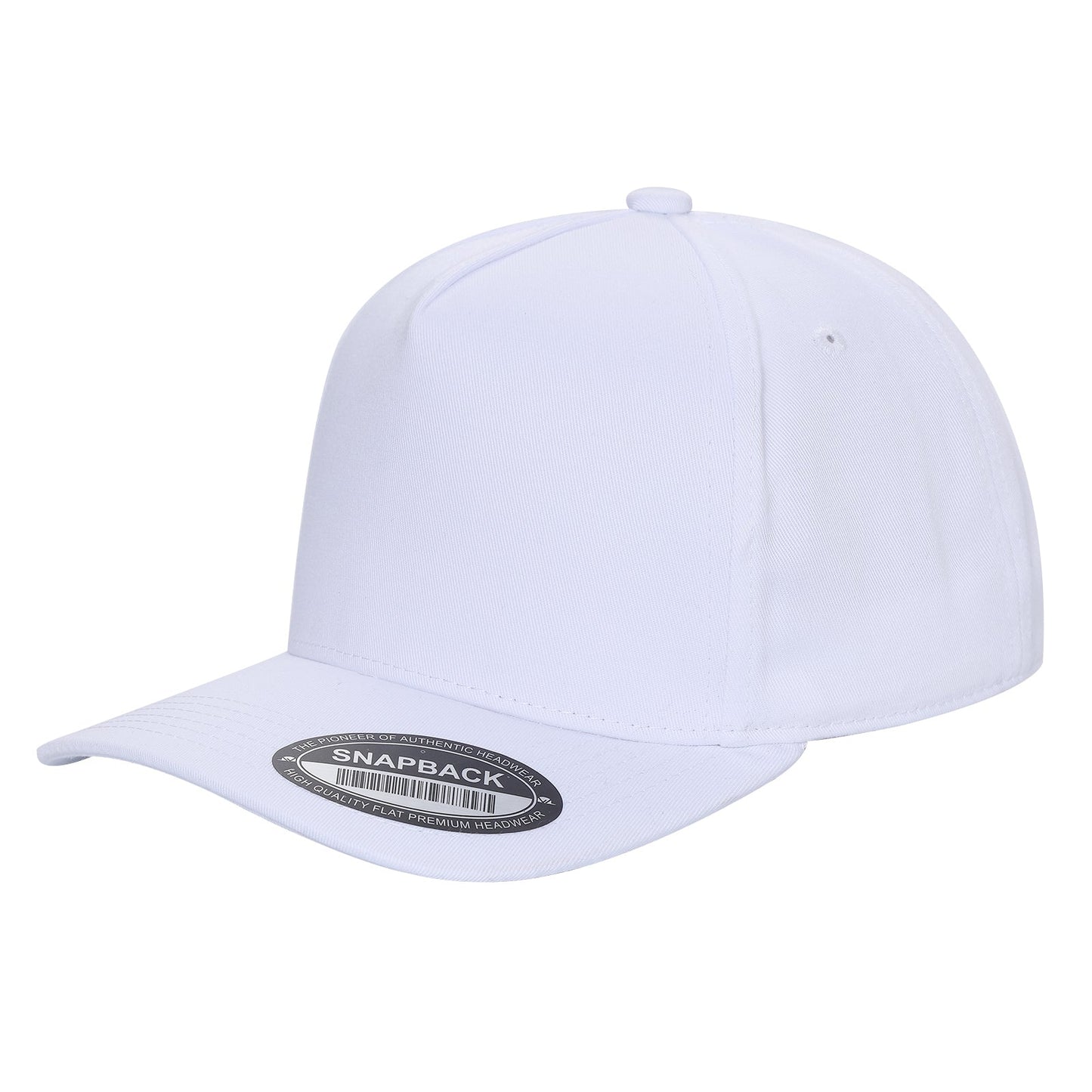5Panel Solid Color Snapback Baseball Cap tcsol