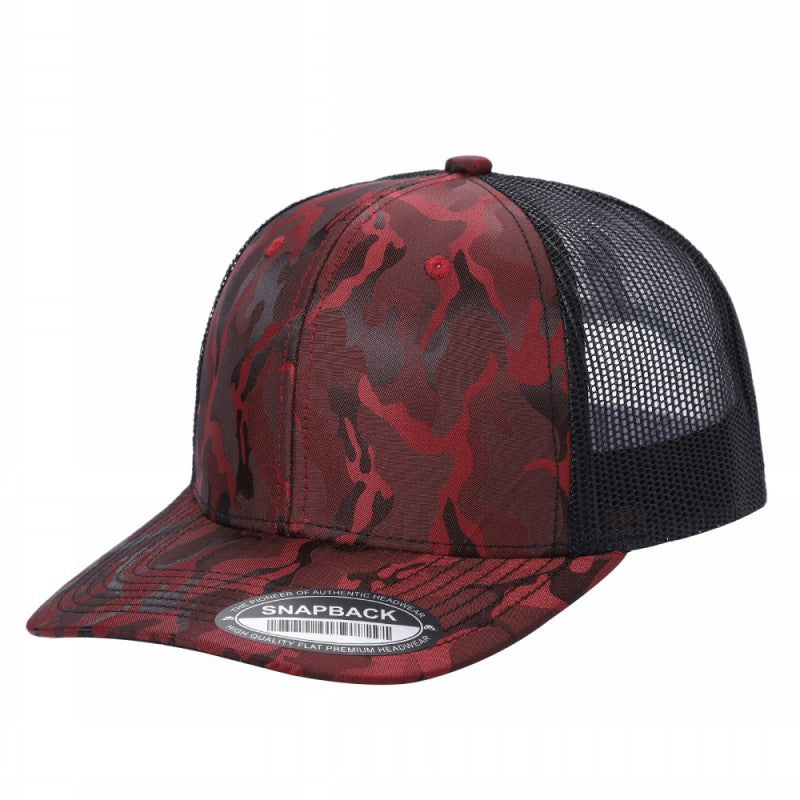6panel Twill Crown Tracker Mesh Snapback 6trtm | Burzip Inc