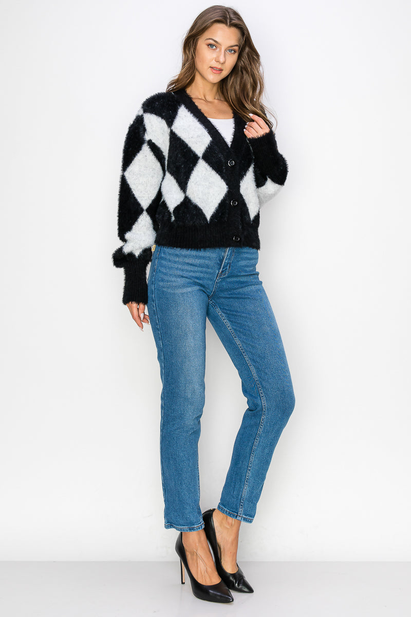 WC0026 PK3 Button Cardigan Sweater | Burzip Inc #WC0026-PK3