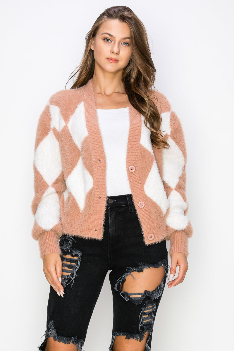 WC0026 PK3 Button Cardigan Sweater | Burzip Inc #WC0026-PK3
